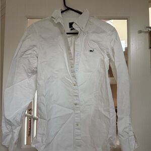 Vineyard Vines White Button Down Shirt
